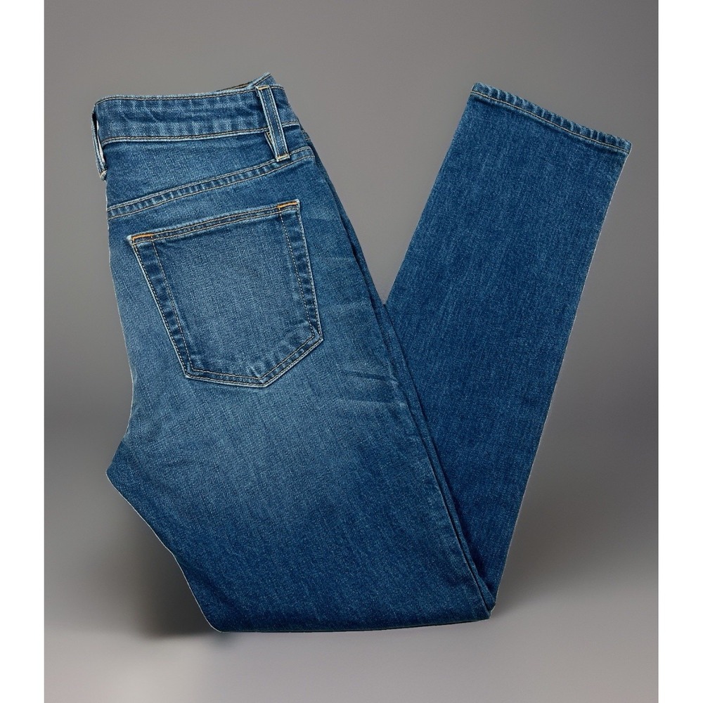 SLVRLAKE Leila Straight Leg Jeans Womens 27 Homestead Blue High Rise LEIJ701S